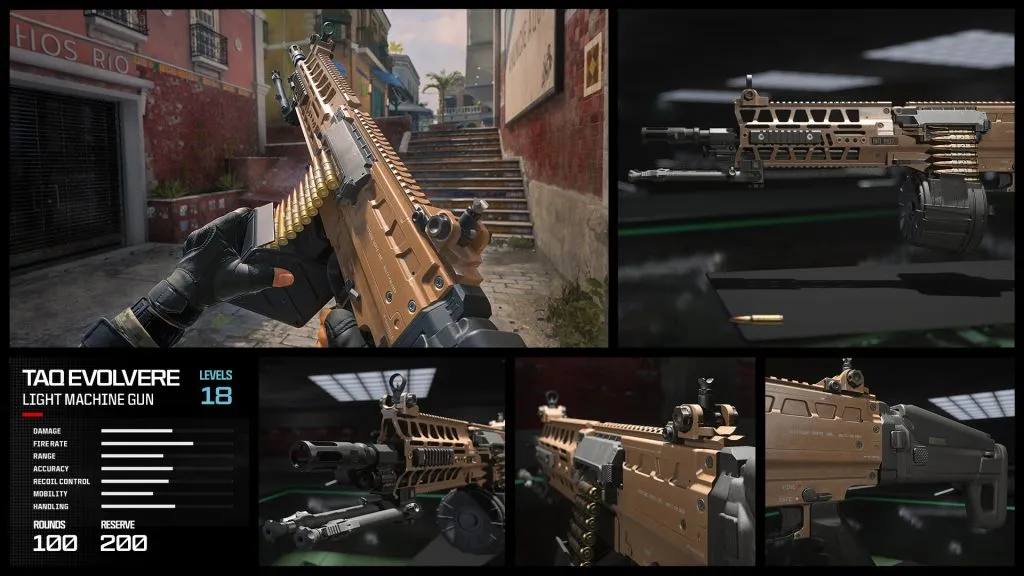 Weapons TAQ Evolve Modern Warfare 3