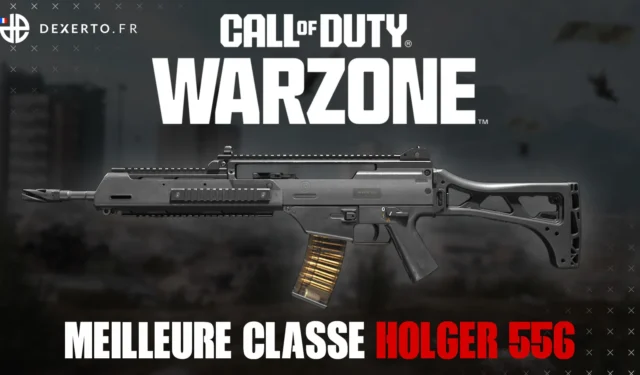 The best Holger 556 class in Warzone: accessories, perks, equipment