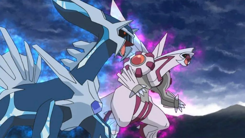 Les Pokémon Dialga et Palkia