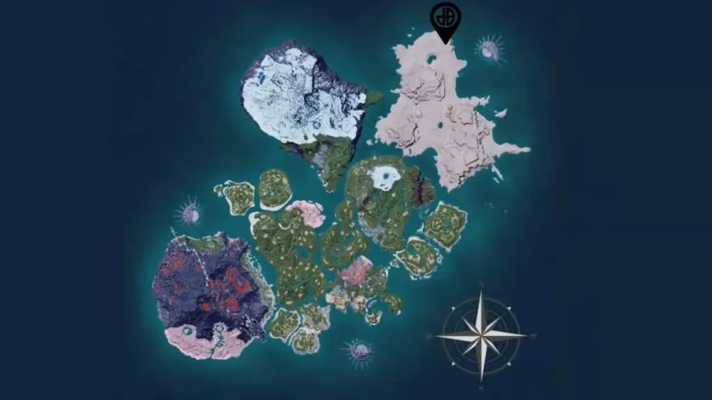 Location to find Necromus and Paladius in Palworld