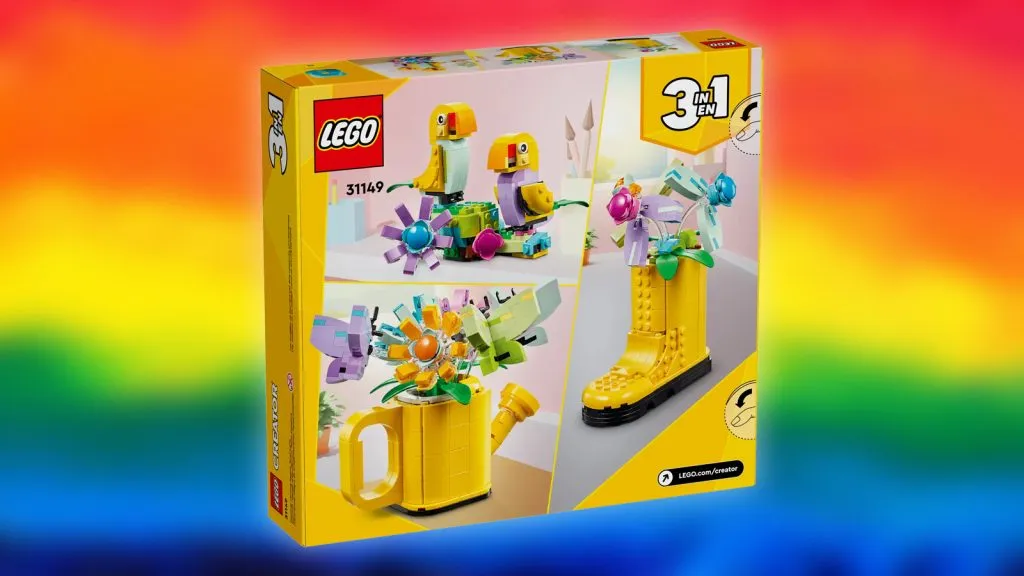 LEGO Creator 3-in-1 Flowers in the Watering Can Set — 31149 from 2024