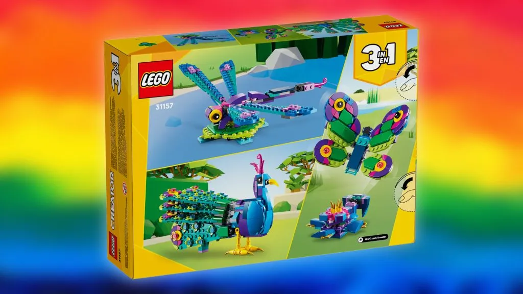 LEGO Creator 3-in-1 Exotic Peacock Set — 31157 from 2024