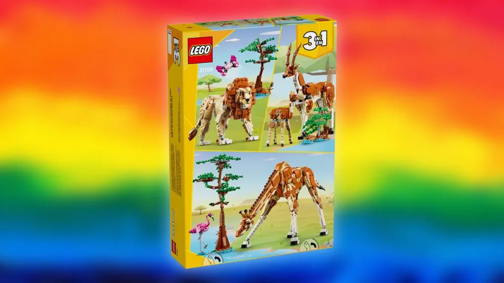 LEGO Creator 3-in-1 Safari Wild Animals Set — 31150 from 2024