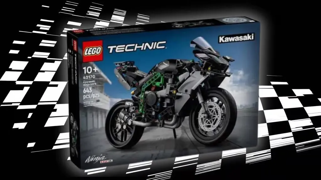 LEGO Technic Kawasaki Ninja H2R Motorcycle set 42170 releasing March 1, 2024