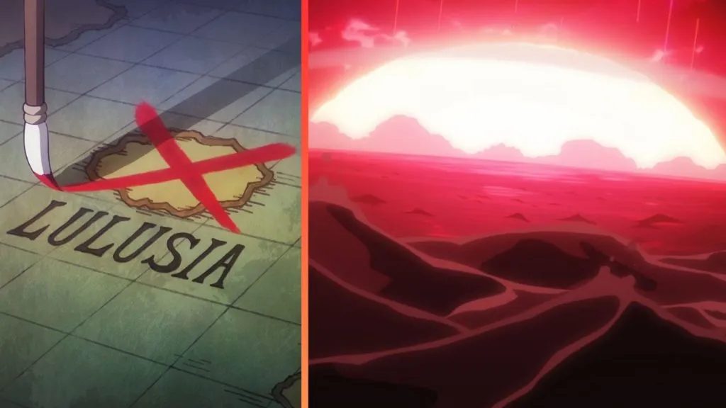 lulusia crossed off the map one piece