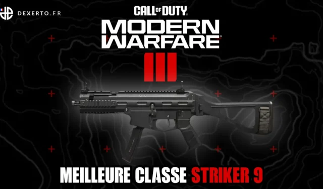 The best Striker 9 class in MW3: accessories, perks, equipment