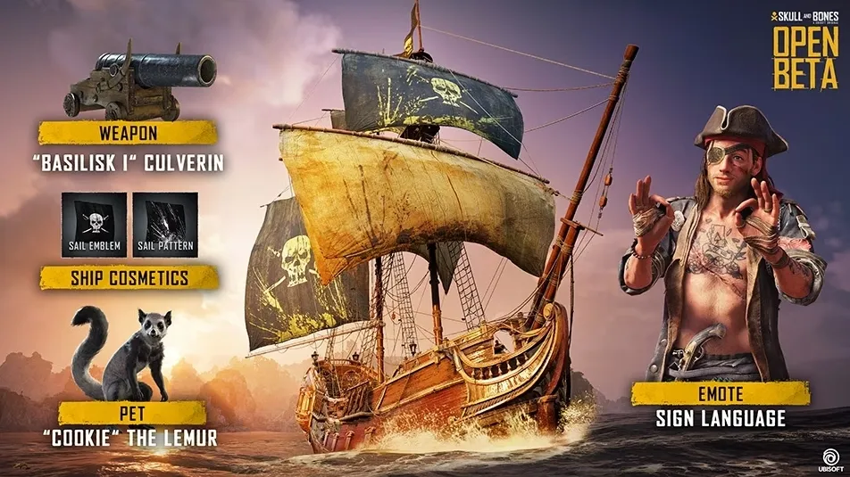 Skull and Bones Open Beta Rewards