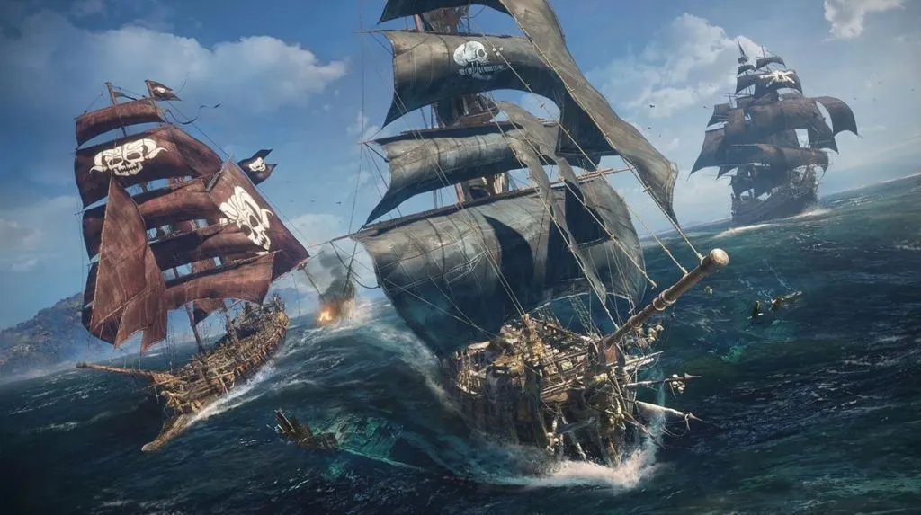 Pirate ships in Skull and Bones