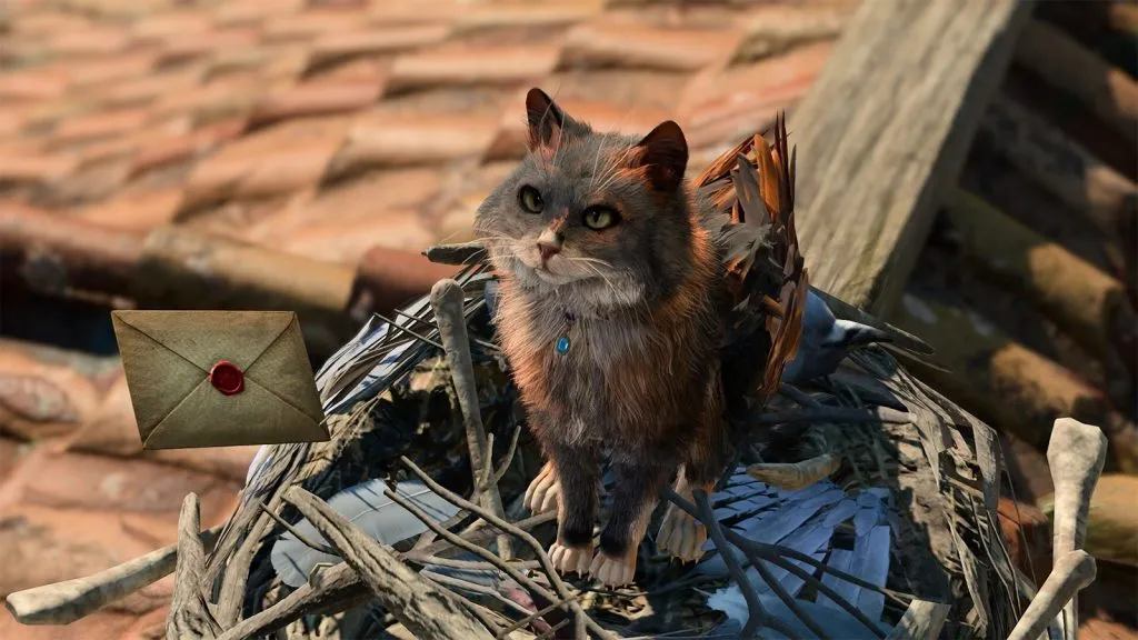 Gayle's cat, Tara, in Baldur's Gate 3