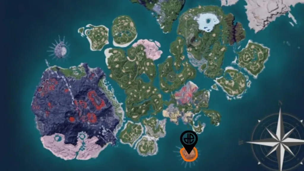 Areas to find Eikthyrdeer Terra in Palworld