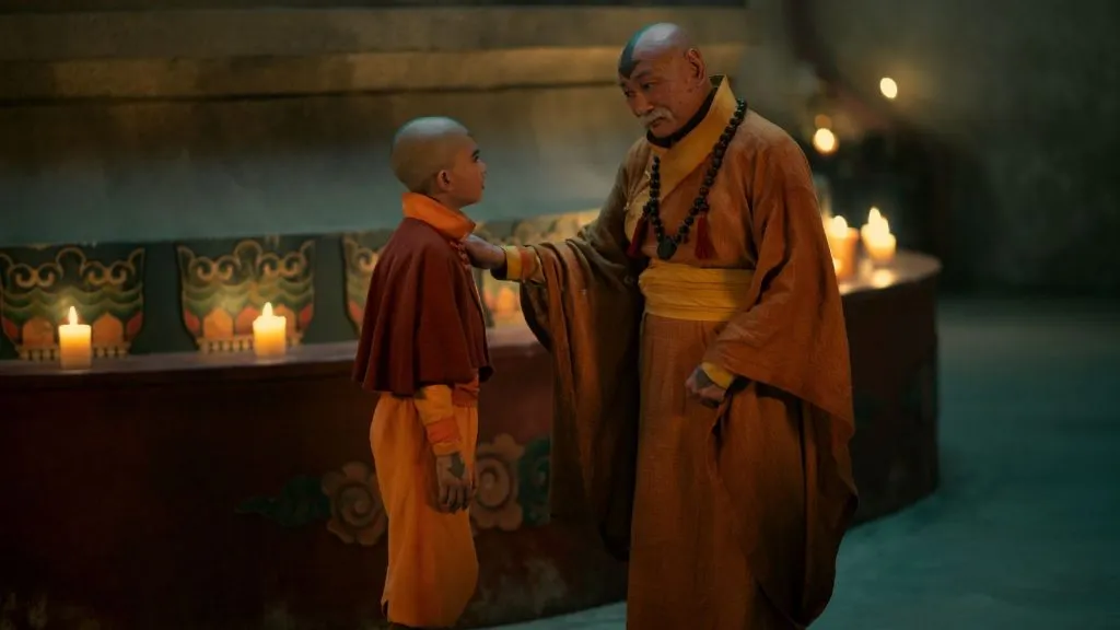 aang and gyatso air nomads avatar the last airbender