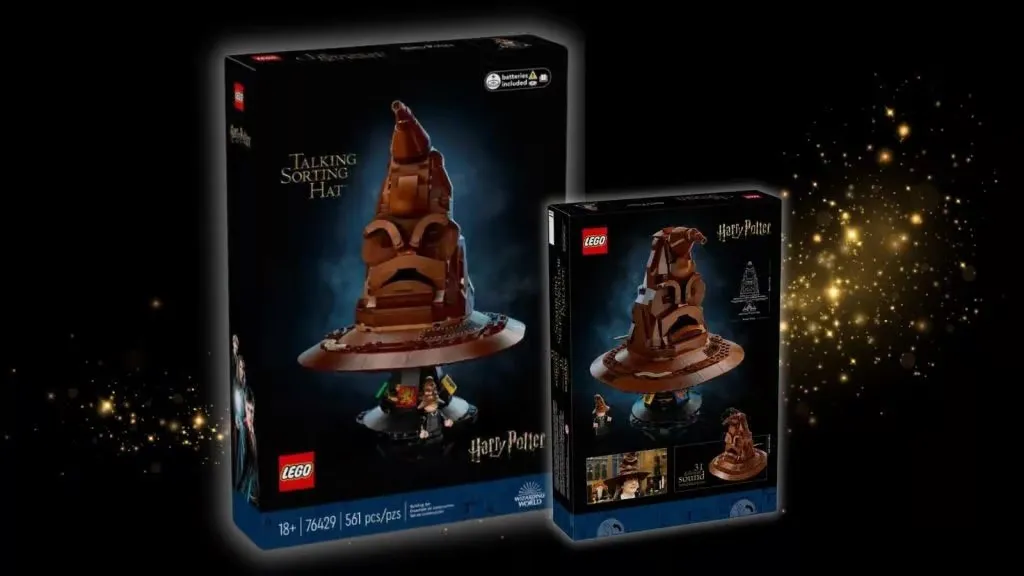 LEGO Harry Potter Sorting Hat set 76429 from March 2024