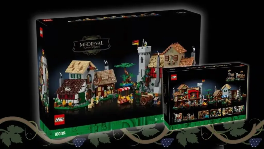 LEGO Icons Medieval Town Square Set Box - 10332