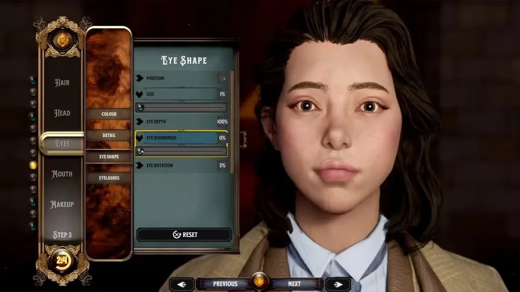 Character Creation in Nightingale