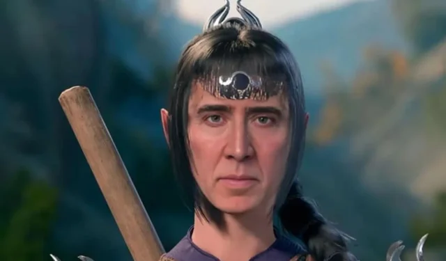 Nicolas Cage’s montages in Baldur’s Gate 3 caused reactions