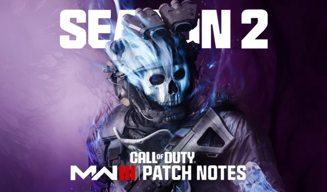 Patch note MAJ MW3 Season 2: new 6v6 maps, HP buff, Ninja Vest, and more