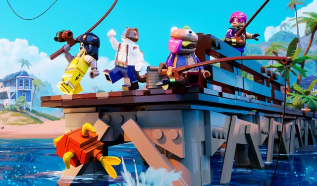 LEGO Fortnite 28.30 patch note: Fishing rod, compass, new styles…