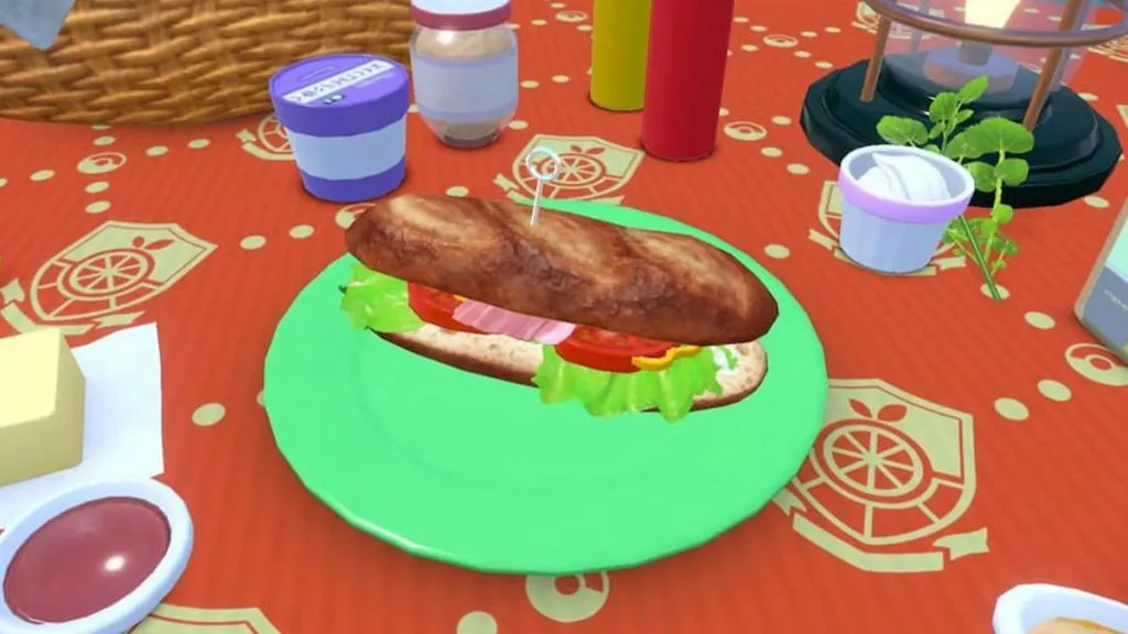 Sandwich in Pokémon Scarlet and Purple