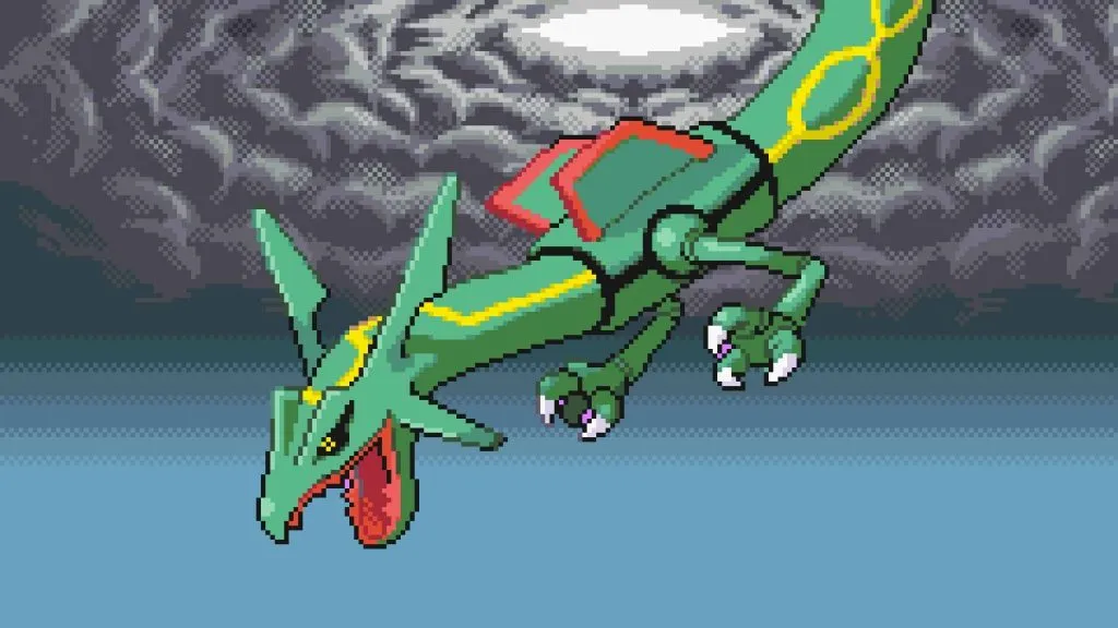 Rayquaza in Pokémon Emerald