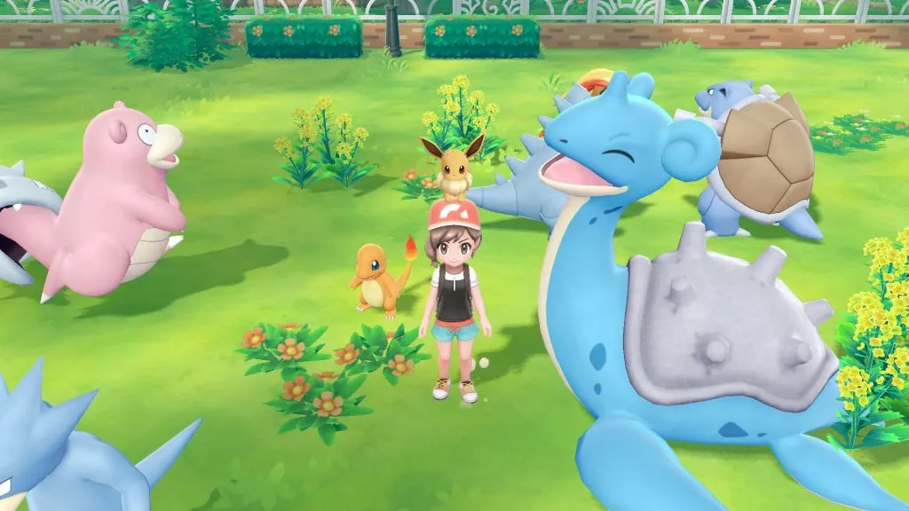 Screenshot of Pokémon Let's Go Eevee and Let's Go Pikachu
