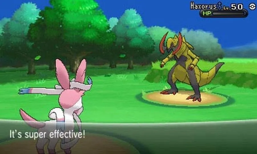 Battle in Pokémon X and Y