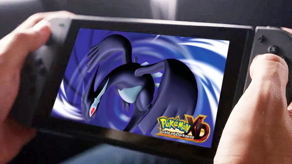 Nintendo Switch with Pokémon XD Breath of Darkness