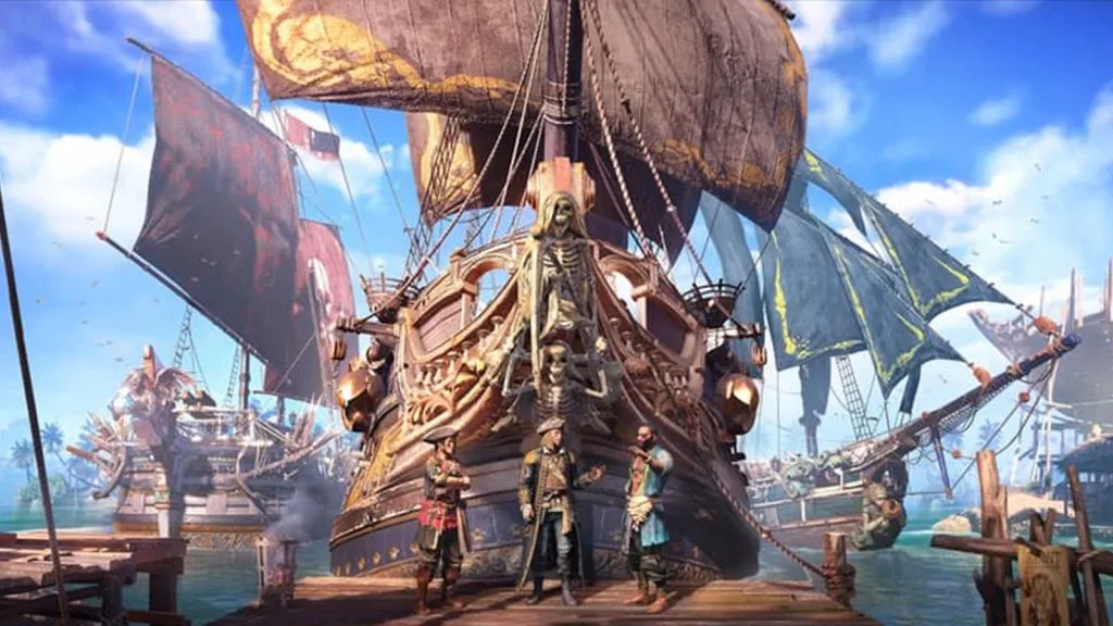 A pirate ship in Skull and Bones