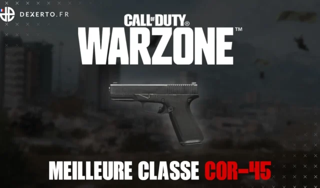 The best COR-45 class in Warzone: accessories, perks, equipment