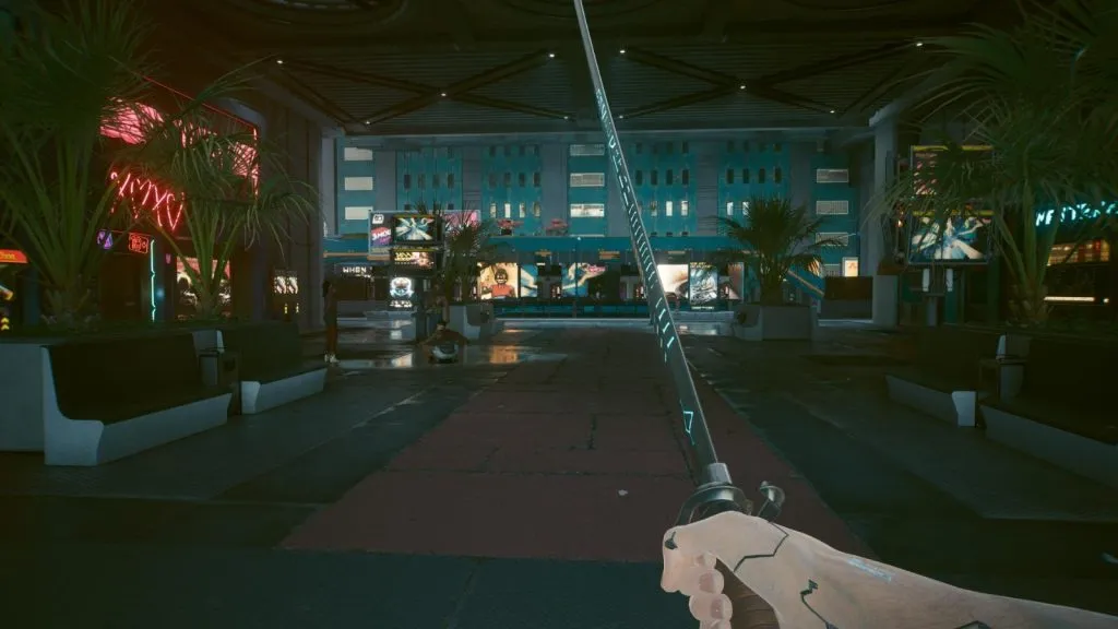 Build Ninja with a katana in Cyberpunk 2077