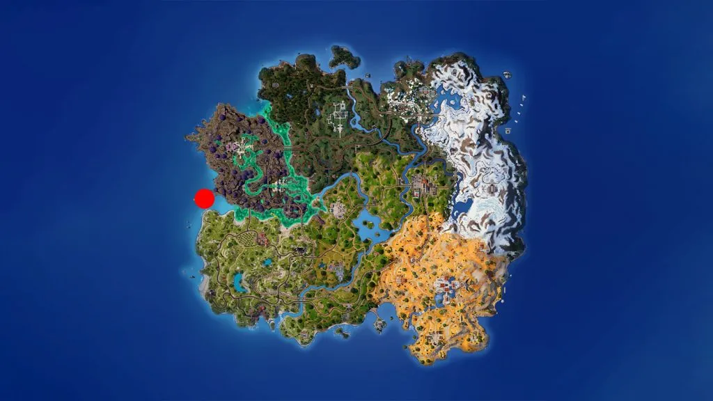 Location where to find Midas in Fortnite Chapter 5 Season 2