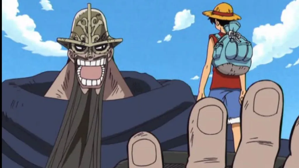 giant dorry and luffy one piece