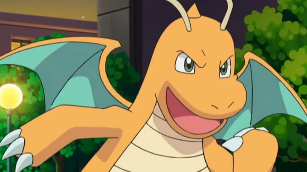 Dragonite in the Pokémon anime