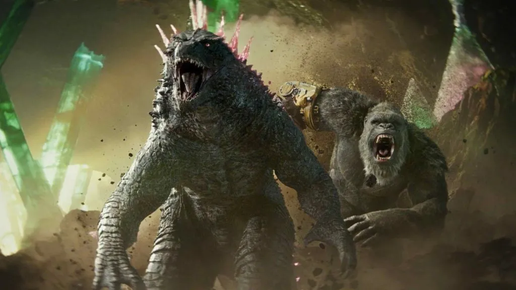Godzilla and King Kong in Godzilla x Kong: The New Kingdom