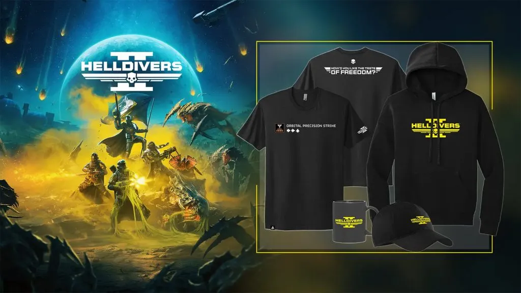 Helldivers derivative products from Playstation