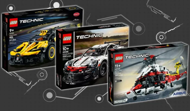 The best LEGO Technic sets for children: Airbus, Porsche, Bugatti,…