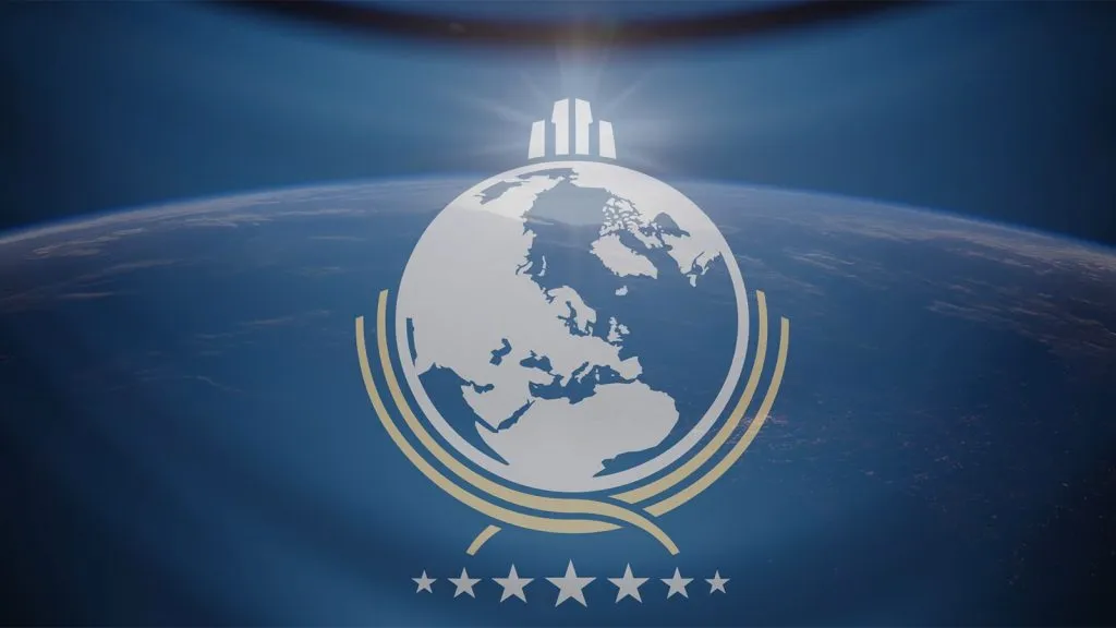 Super-Earth logo in Helldivers 2