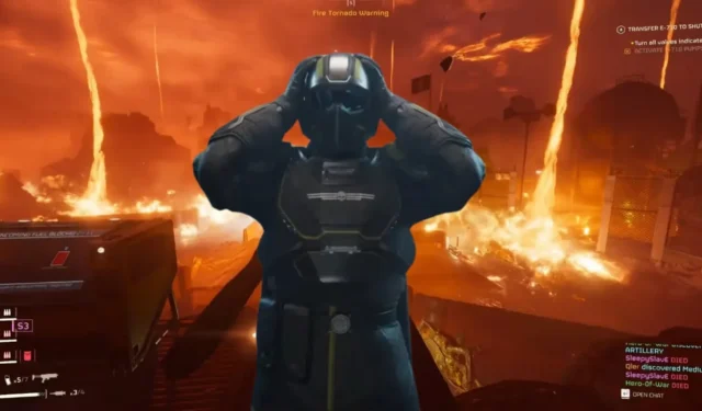 Helldivers 2 Players Discover Fire Tornadoes: “No Thanks”